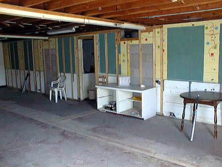 Seaway Drive-In Theatre - INSIDE OF CONCESSION - PHOTO FROM CINEMA TOUR (newer photo)